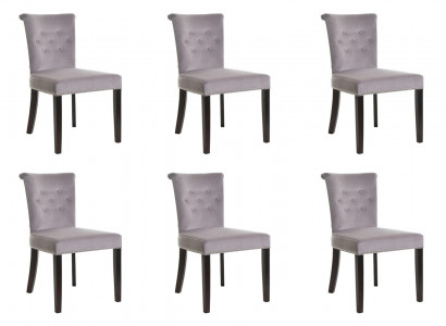 6x Design Polster Sitz Stühle Stuhl Seht Garnitur Sessel Lounge Club Lehnstuhl